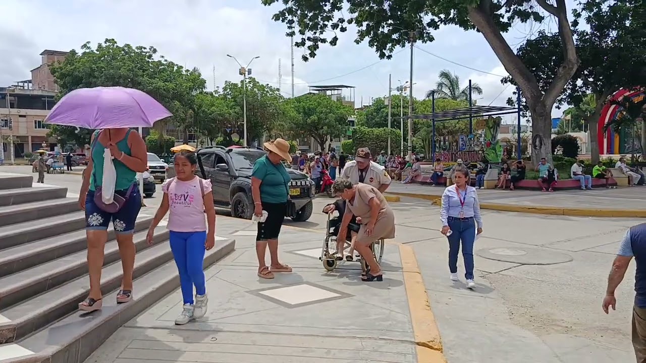 TODO UN CAOS EN LA CALLE GRAU COSTADO DEL BANCO DE LA NACIÓN DE TUMBES, 05 FEBRERO 2026