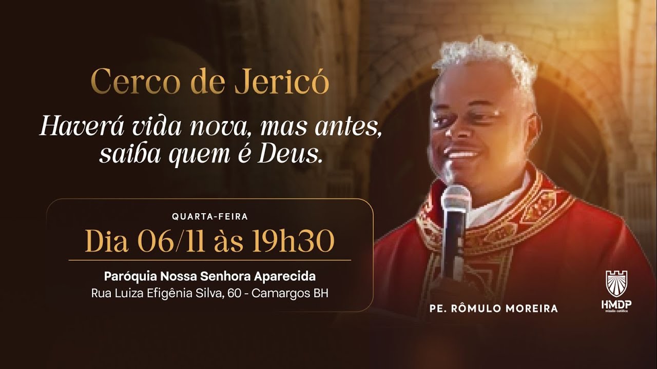Haverá vida nova, mas antes, saiba quem é Deus! 1º dia do Cerco de Jericó