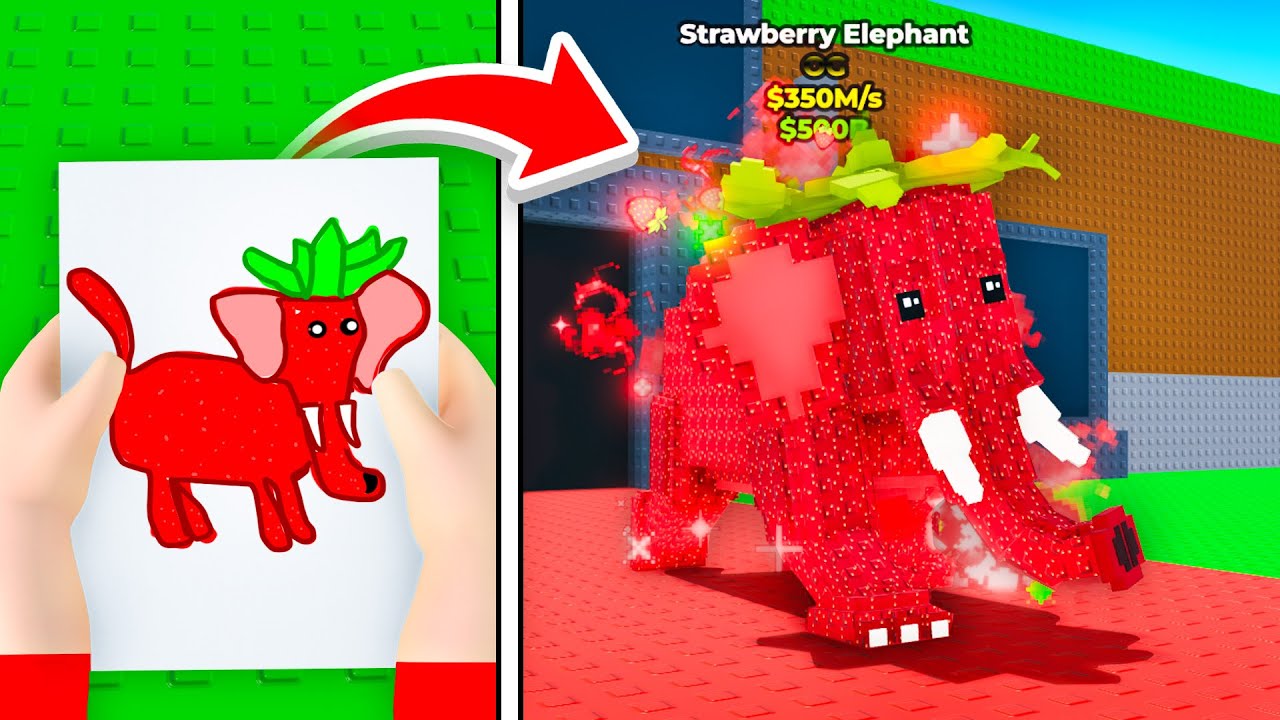 Steal A Brainrot, But Whatever I Draw Comes To Life