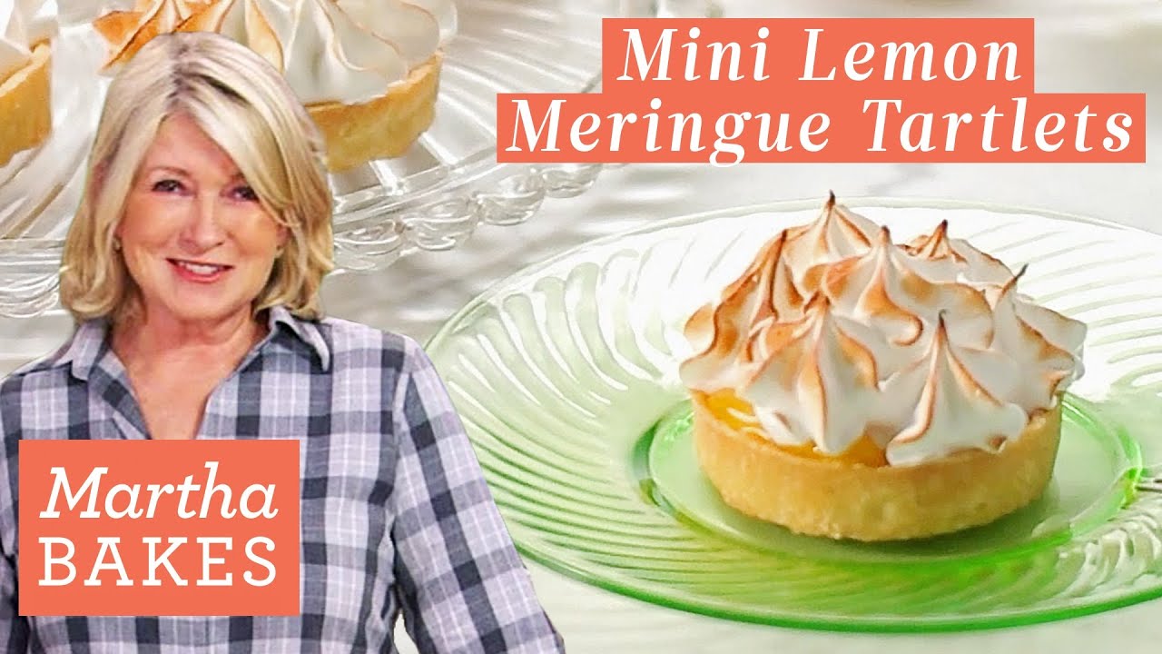 Martha Stewart's Mini Lemon Meringue Tartlets | Martha Bakes Recipes | Martha Stewart Living