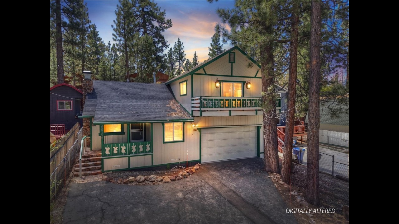 🔥 BIG BEAR LAKE CABIN TOUR 🏔️ Dual Living Setup + Huge Garage + Prime Location!