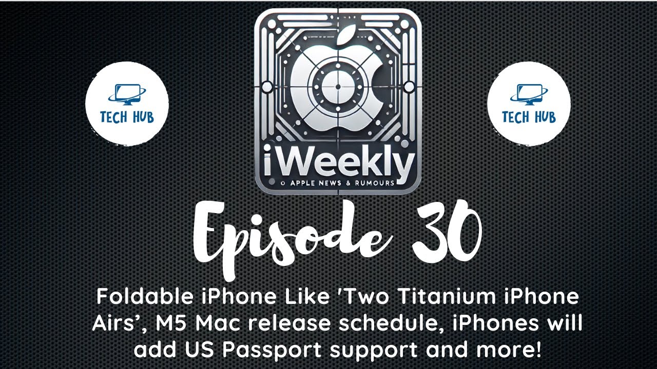 iWeekly Эпизод 30 &ndash; Утечка информации о складном iPhone, презентация M5 Mac и многое другое!