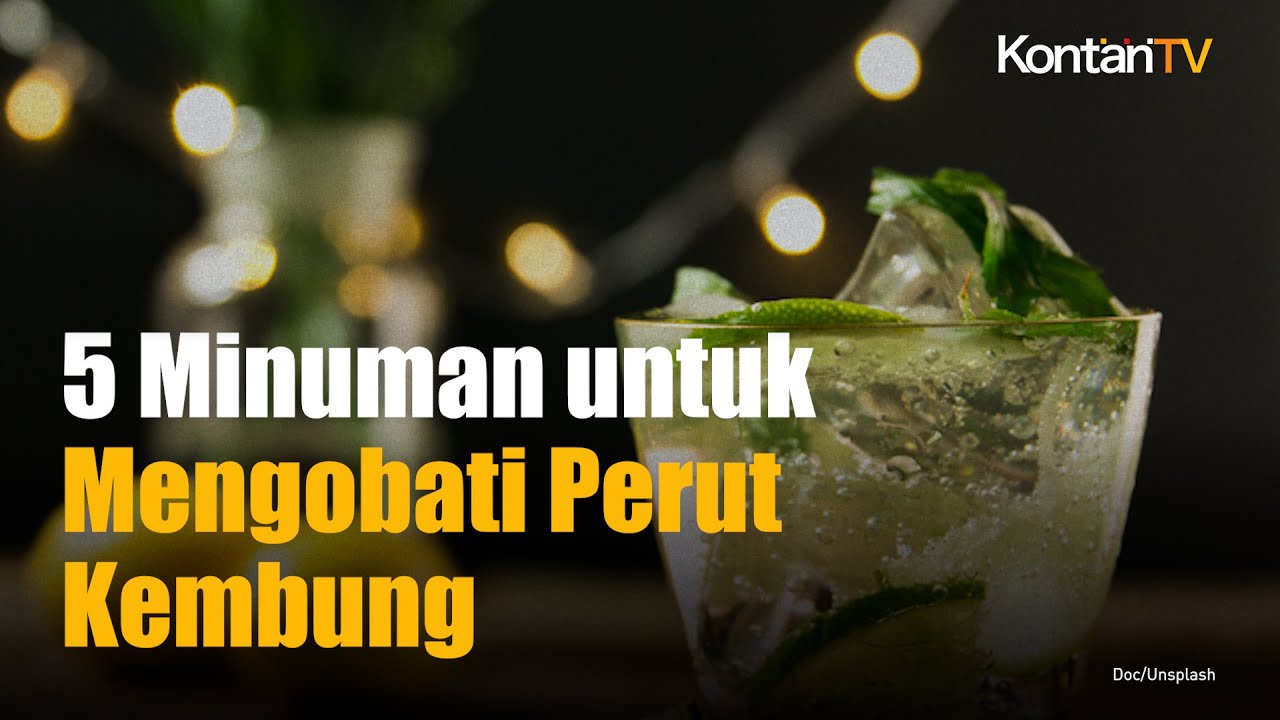 5 Minuman Berbahan Alami yang Efektif Meredakan Perut Kembung | KONTAN News