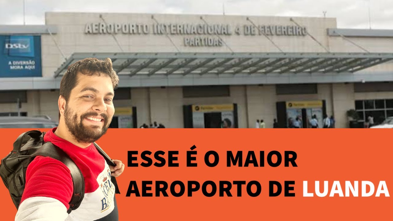 Escala de 19 horas no AEROPORTO 4 DE FEVEREIRO, em Luanda, Angola, com a Taag