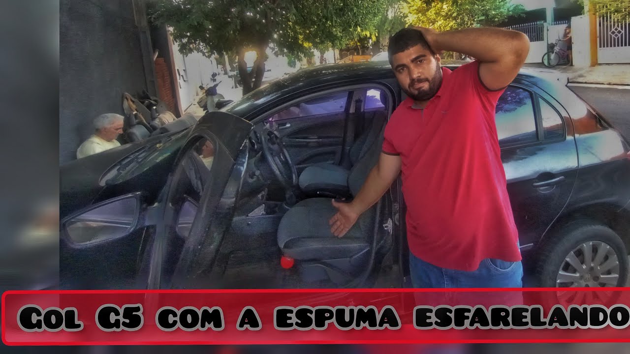 COMO RECUPERAR ESPUMA DO BANCO DO GOL G5