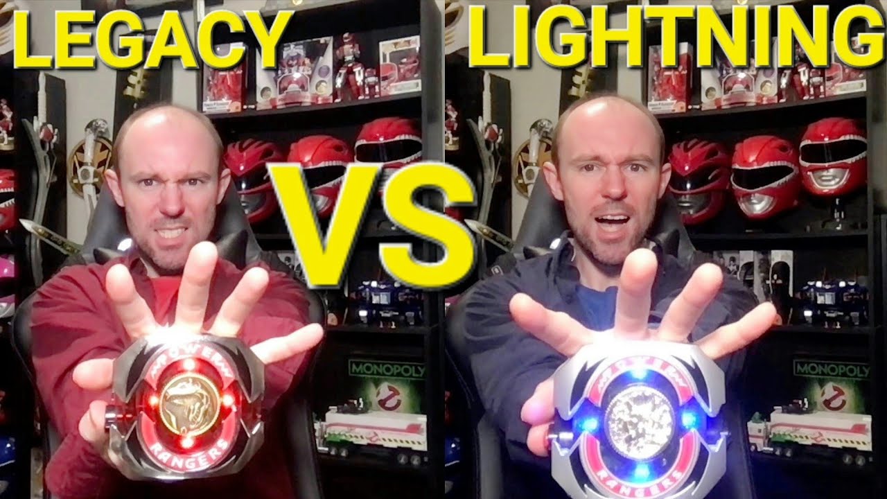 Коллекция Legacy против коллекции Lightning: Power Morphers, Power Rangers