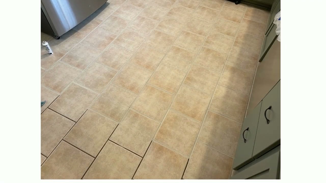 Faithful Restorations - Color Sealing. Sometimes grout is so badly stained.