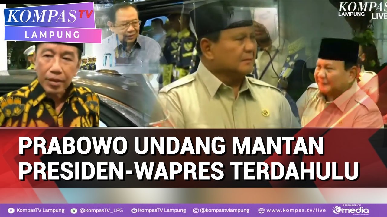 Presiden Prabowo Undang Mantan Presiden-Wapres Terdahulu