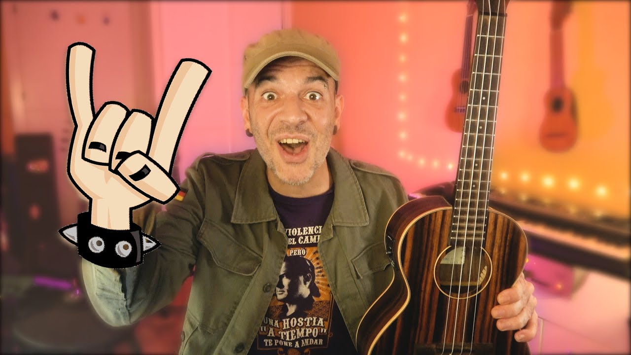 Porqué los METALEROS tocan BIEN el UKELELE (Cejillas y Rock)