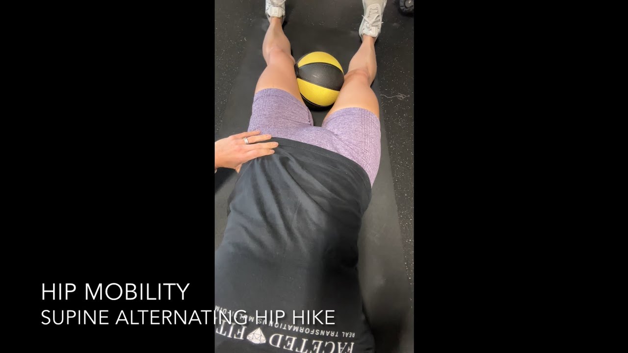 MOBILITY: Hips- Supine Alternating Hip Hike