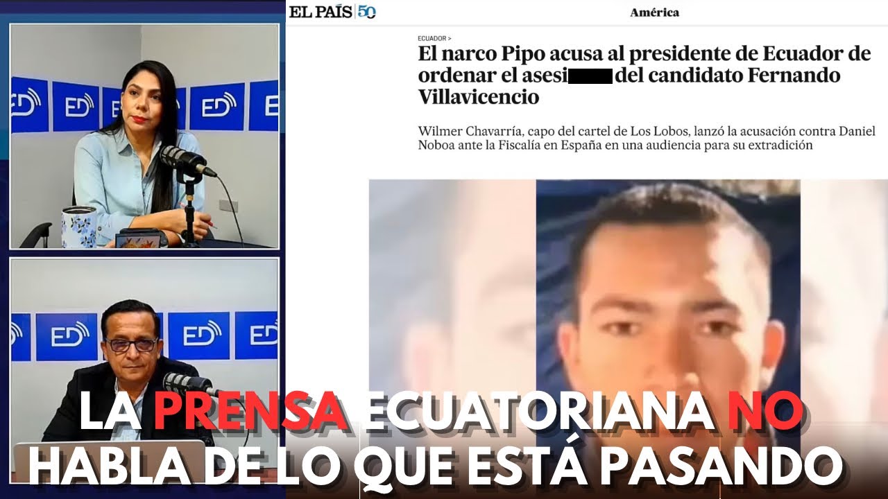 Medios internacionales dan cobertura a las DECLARACIONES de ALIAS PIPO y en Ecuador NO pasa nada