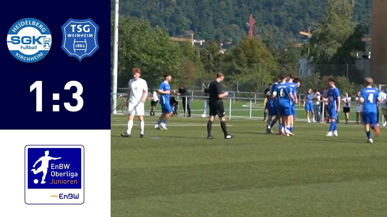 EnBW-Oberliga - A-Junioren: SG Heidelberg-Kirchheim - TSG 1862/09 Weinheim 2025/26