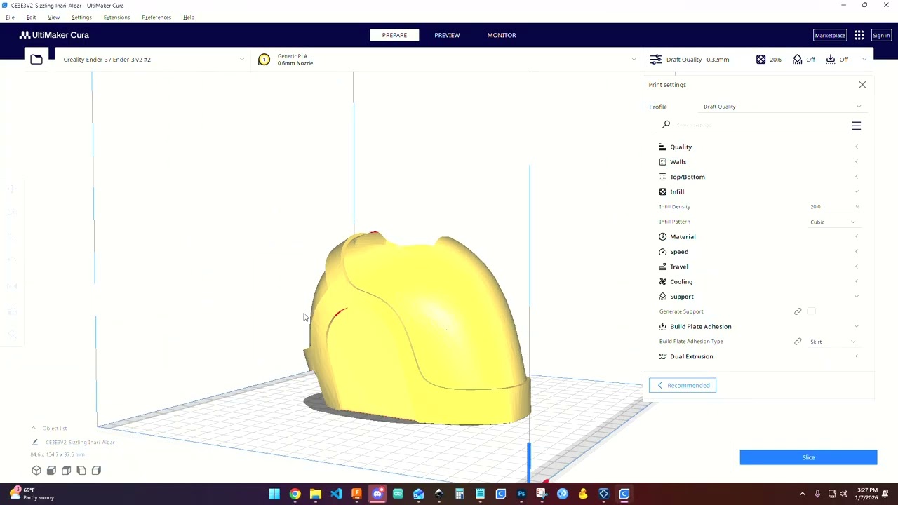 Настройка Ultimaker Cura и нарезка STL-файлов