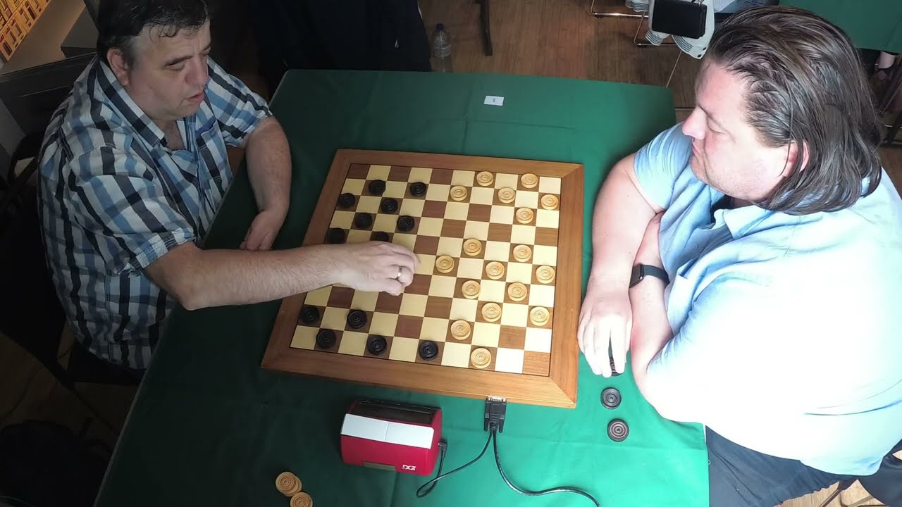 Alexander Shvartsman vs Michel Stempher – Heavyweight Battle in Draughts