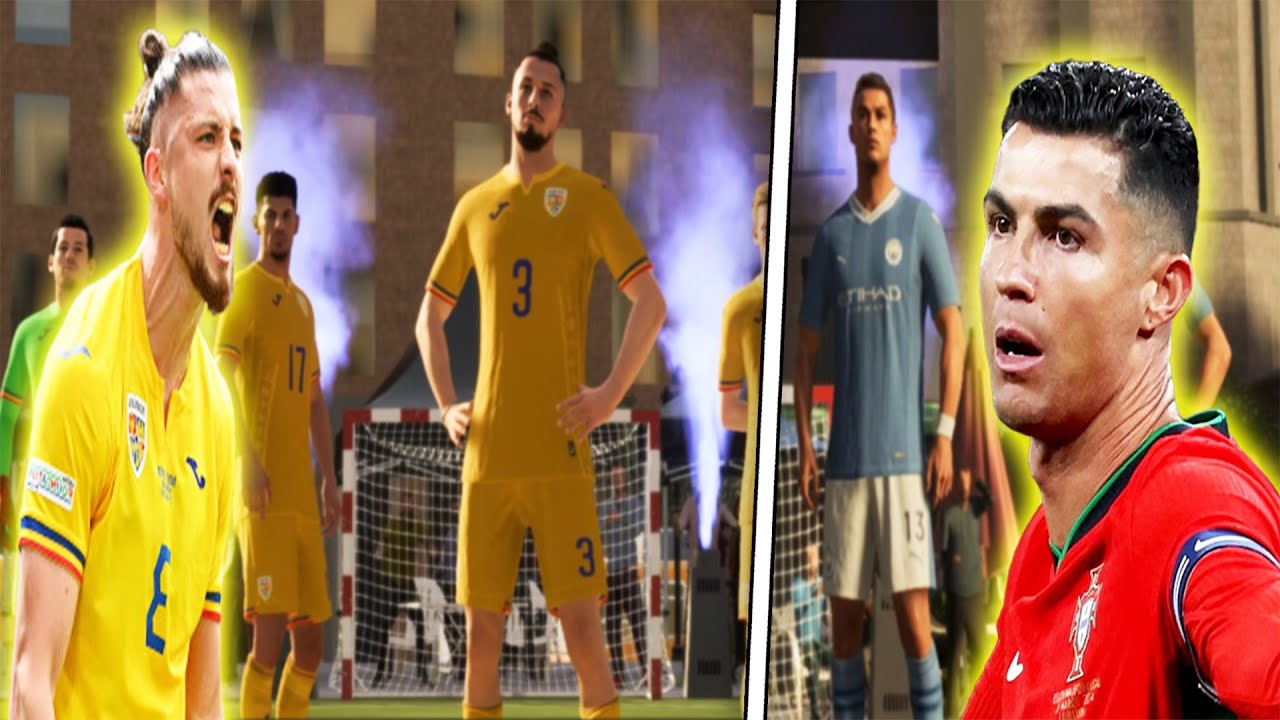 Coman & Drăgușin Joacă FIFA - Echipa Drăgușin VS Echipa Ronaldo (MECI INTENS)