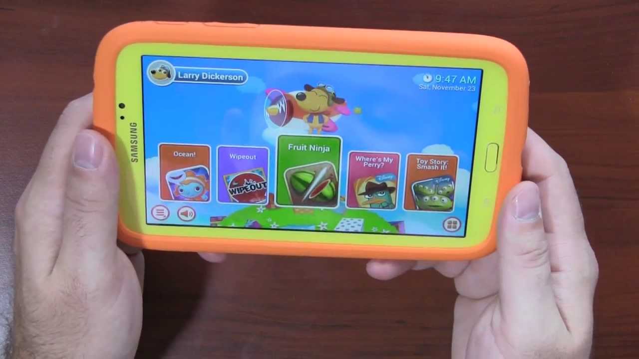 Распаковка и первый взгляд на Samsung Galaxy Tab 3 Kids Edition