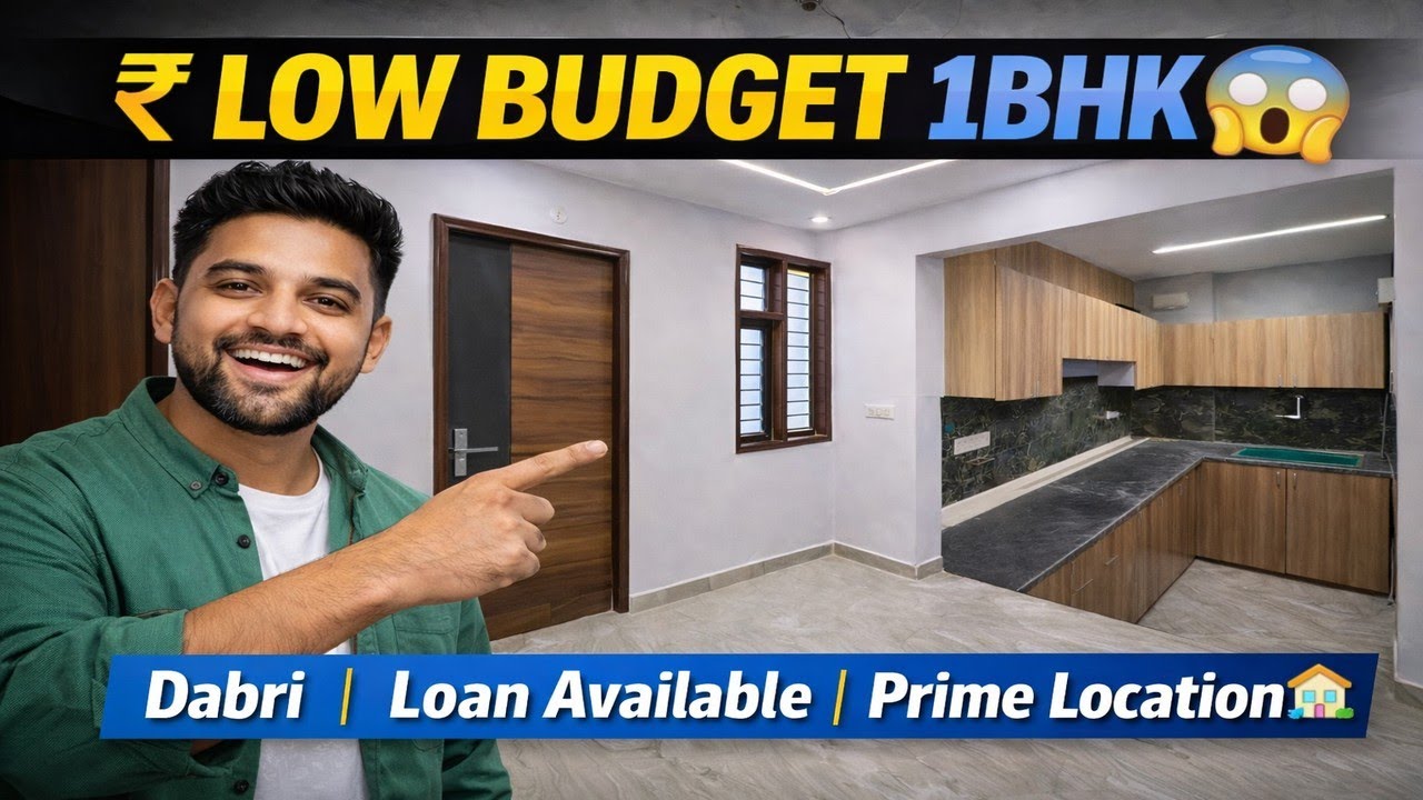 1 BHK Budget Flat in Dabri | Ready to Move | Loan Available | Lift & Parking | Prime Location