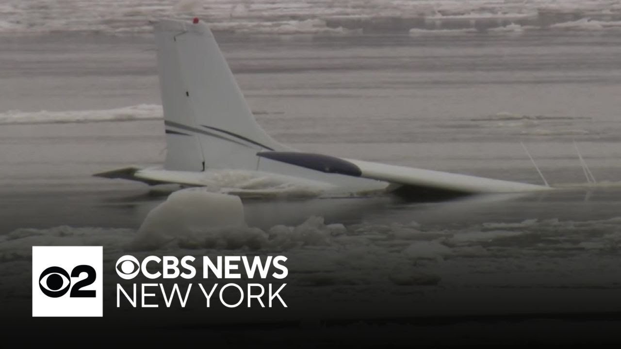 Pilot, student swim ashore after plane lands on Hudson River