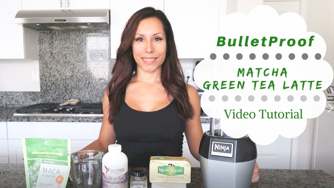 Bullet Proof Matcha Green Tea Latte | Keto | Paleo | Low Carb