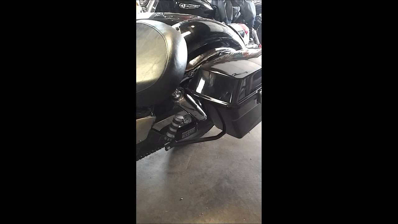 Honda shadow harley saddlebags