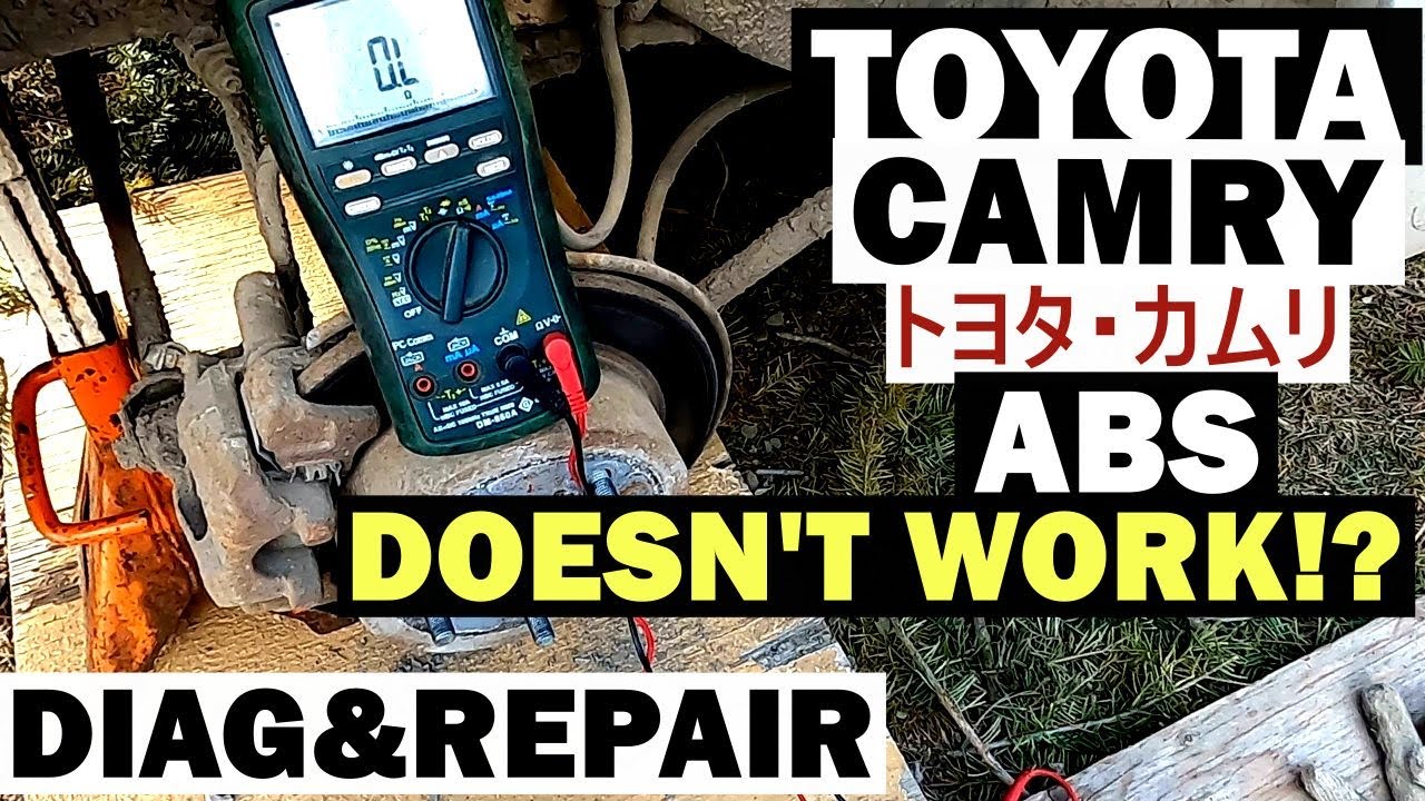 Неисправность цепи датчика скорости ABS TOYOTA CAMRY. Простая диагностика и ремонт | C0210 | 2001...