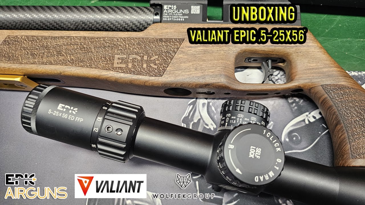 ¡EQUIPO COMPLETO! Unboxing y Review del Visor VALIANT EPIC 5-25x56 🎯