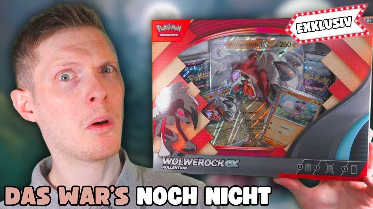 Pokémon EXKLUSIVE Wolwerock ex Kollektion 🐺 Karmesin & Purpur TCG Opening