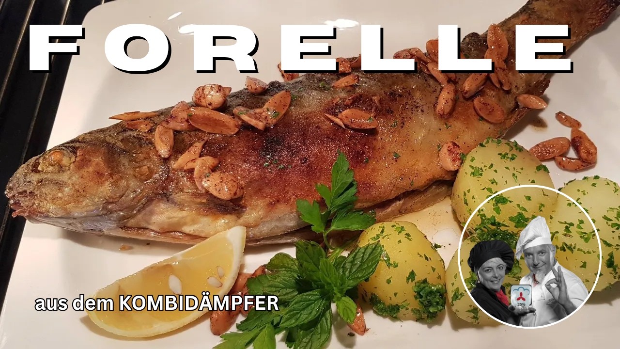 Forelle Müllerin mit Mandelbutter und Petersilkartoffeln