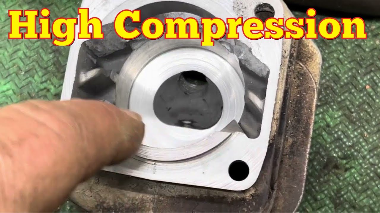 Husqvarna 61 Porting With A Lot Of Compression!  Will It Work On An Old Chainsaw?