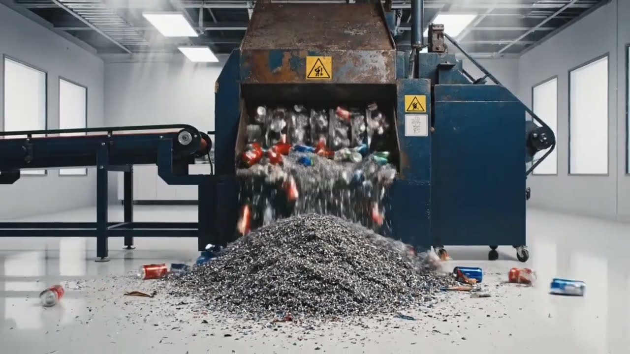 500 Soda Cans to a Mirror Polished Knife🧪🥤 #themakinglab #upcycling #transformation #satisfyingvideo