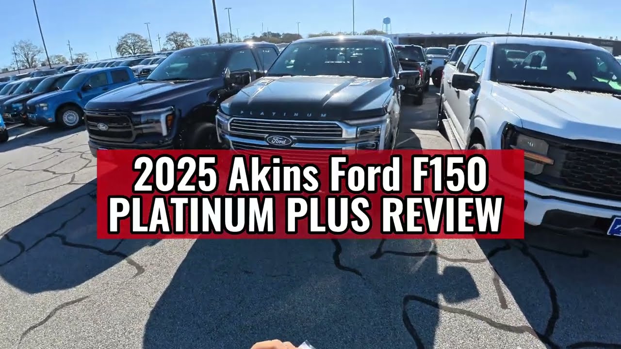 Обзор Ford F150 Platinum Plus от Akins 2025 года