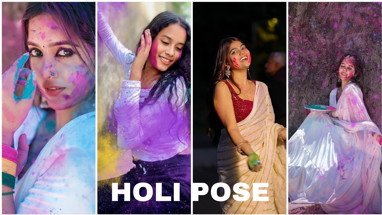 🎨 Aesthetic Pose for Girls Holi Pose 🎯🤯🔥 SEO Title (High Click Potential)Aesthetic  Girls 2026 🌈 🤯