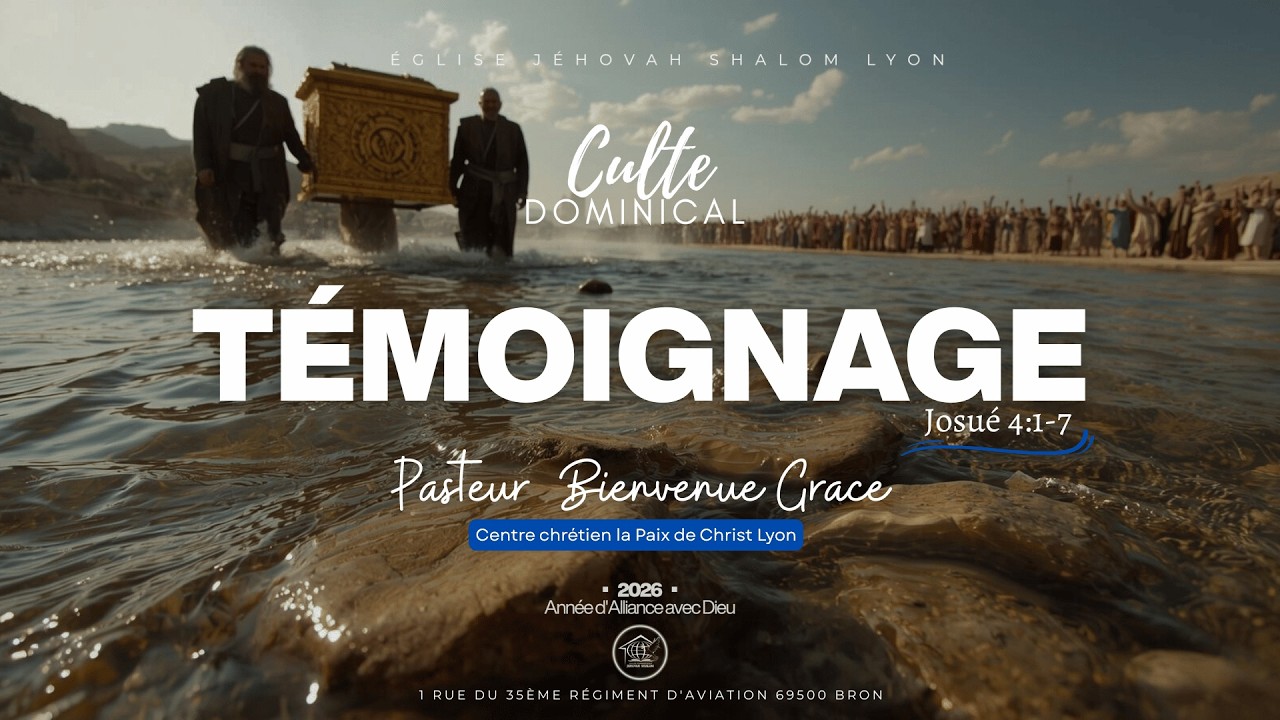 TÉMOIGNAGE (Josué 4:1-7) || Pasteur Bienvenue Grace