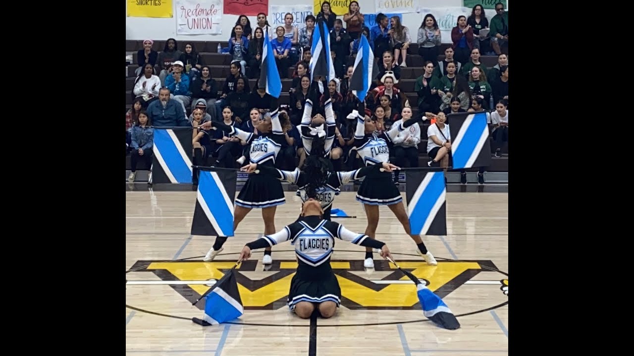 2020 Spirit Day, West High School - Torrance, CA | Carson Flaggies | 2 Flag
