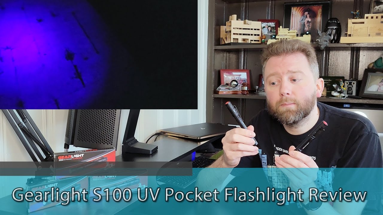 THE POWER OF UV LIGHT - Gearlight S100 UV Pocket Flashlight Review