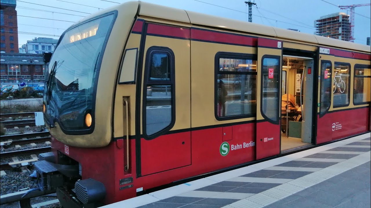 S-Bahn Berlin Mitfahrt von Friedrichstraße bis Warschauer Str. in der BR 481 auf der S9