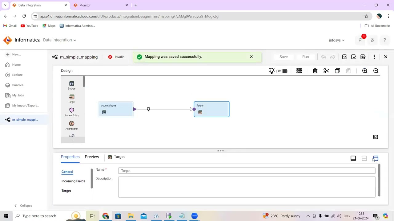 IICS FIRST SIMPLE MAPPING