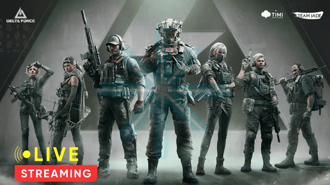 🎮Delta Force Mobile closed playtest live now 2025 + LIVE !!Exp👾 #game #gaming #deltaforce