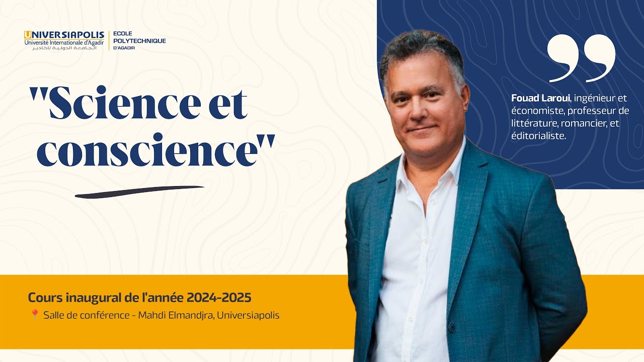 Cours inaugural de l'année 2024-2025 intitulé  Science et conscience