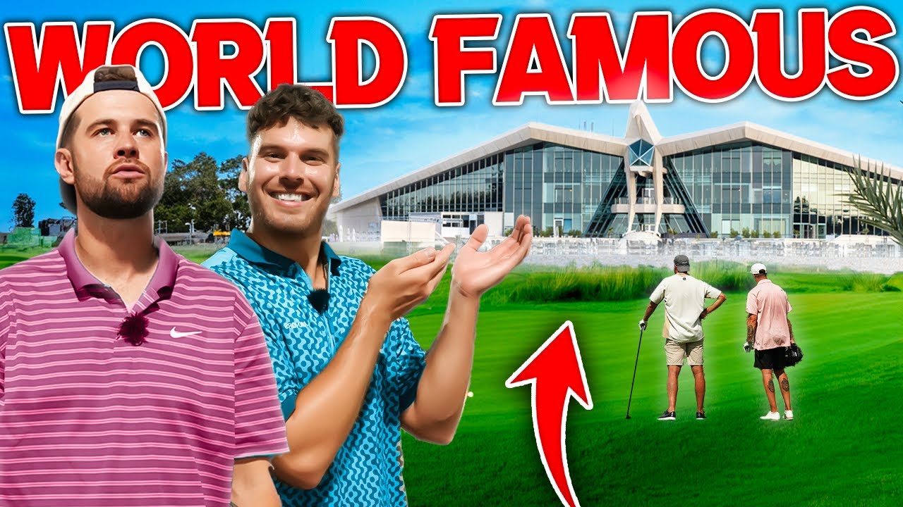 Playing the FAMOUS TRACKMAN COURSE IN REAL LIFE!