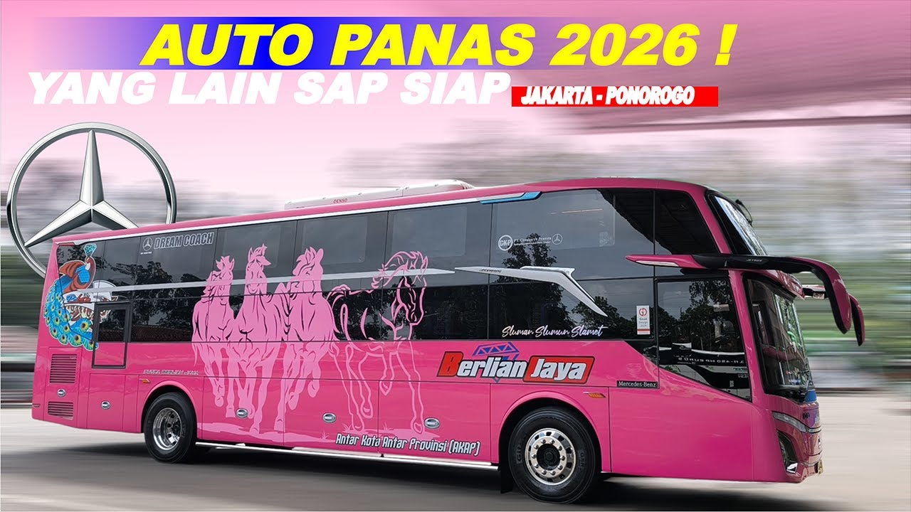 AUTO PANAS! PO Berlian Jaya Gebrak 2026 dengan Jetbus 5 DC Jakarta–Ponorogo