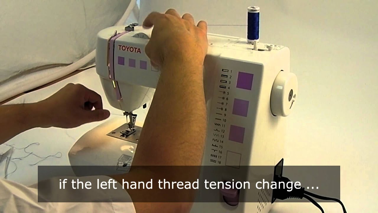 RS2000 Series : How to check the upper thread is correctely threaded ?