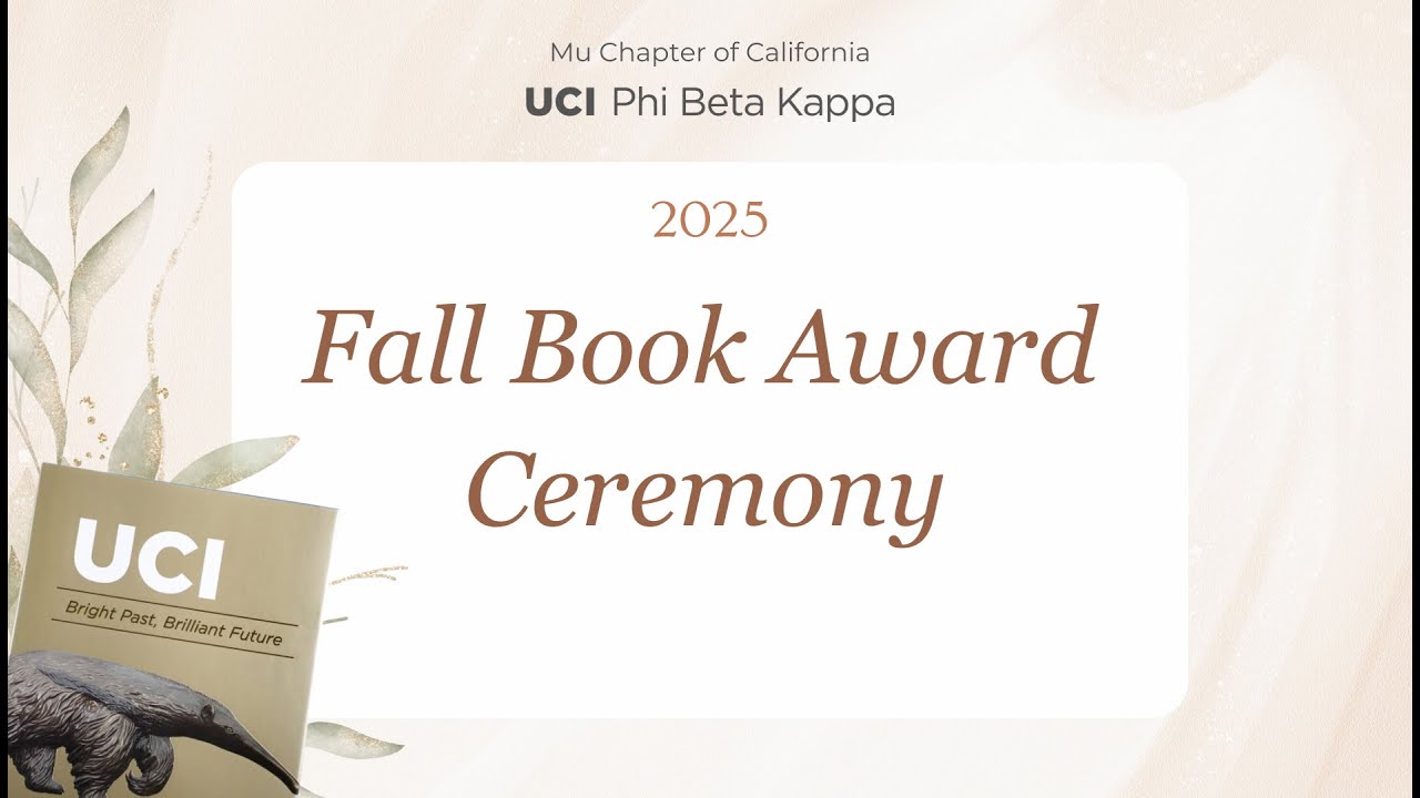 2025 PBK Fall Book Award Ceremony