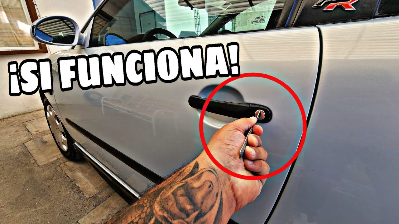 Como abrir mi carro si olvide las llaves adentro! | FÁCIL Y RÁPIDO!