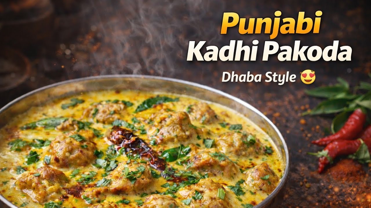 Dhaba Style Punjabi Kadhi Pakoda | Easy Homemade Recipe #recipe#kadhi#pakoda#punjabistyle#food#tasty