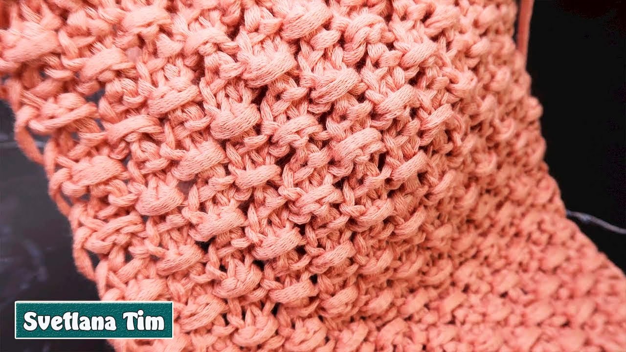Узор необычный похож на узор РИС / Узор Путанка. Узоры Для Вязания Спицами / Светлана Тим вязание