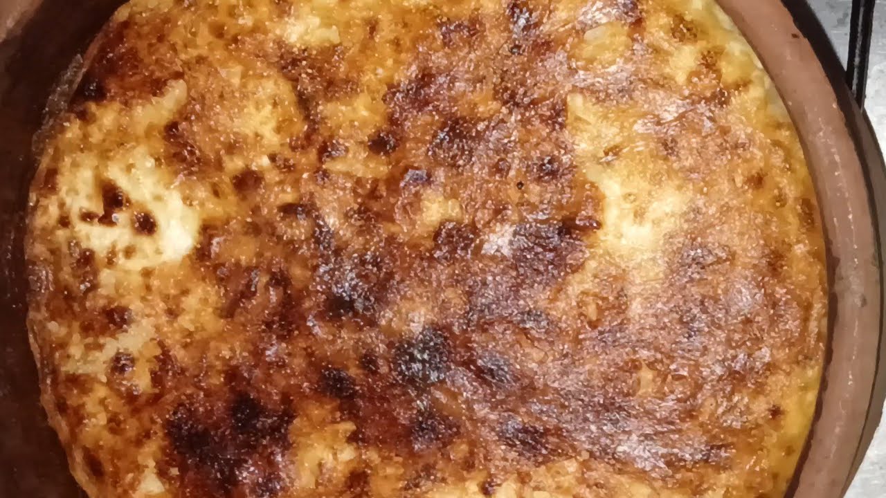 طاجن الرز  المعمر الفلاحى اقتصادى من غير زبده وقشطه مفلفل بمعلقة سمنه