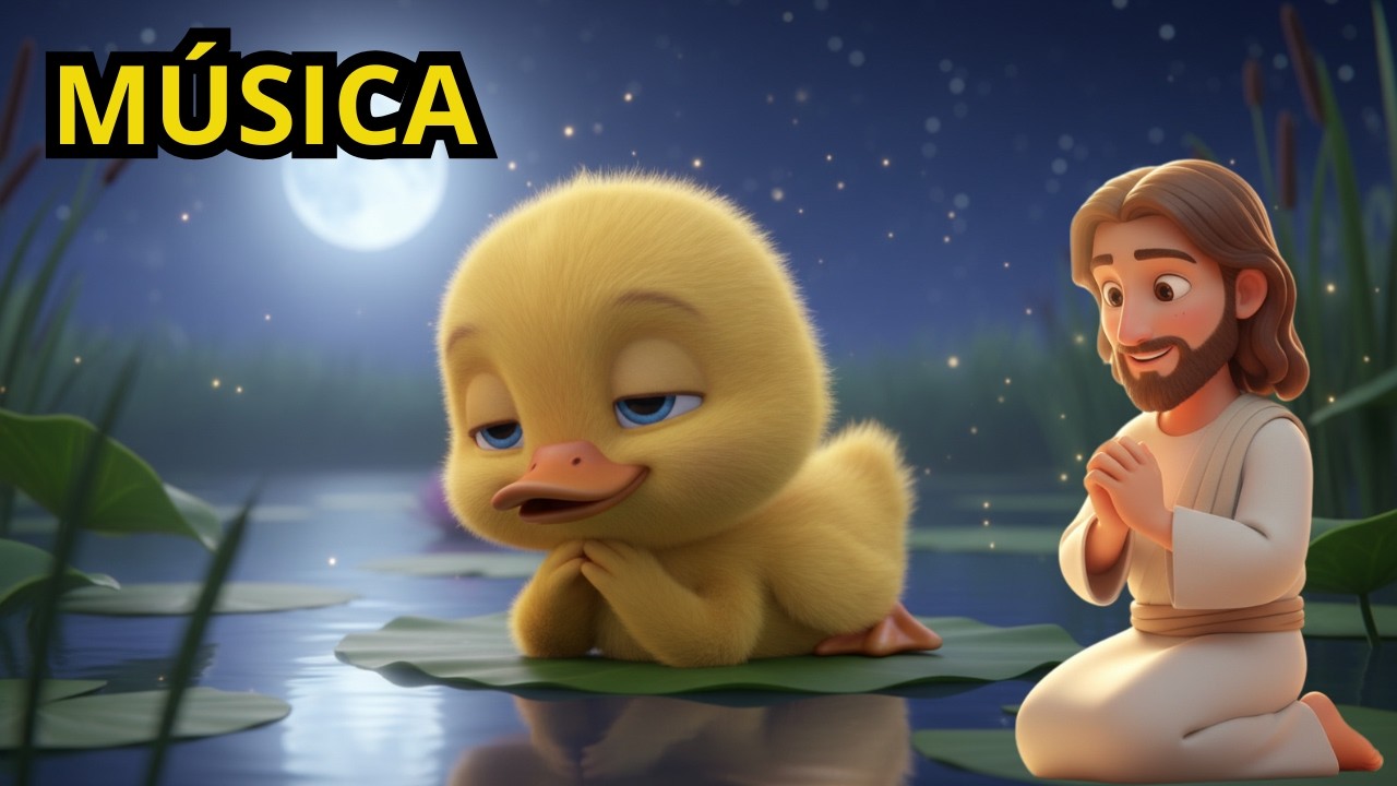 O Patinho Que Orava Todo Dia 🐥🙏 | Música Infantil Cristã Sobre Fé e Amor de Jesus Melodia Pop Kids