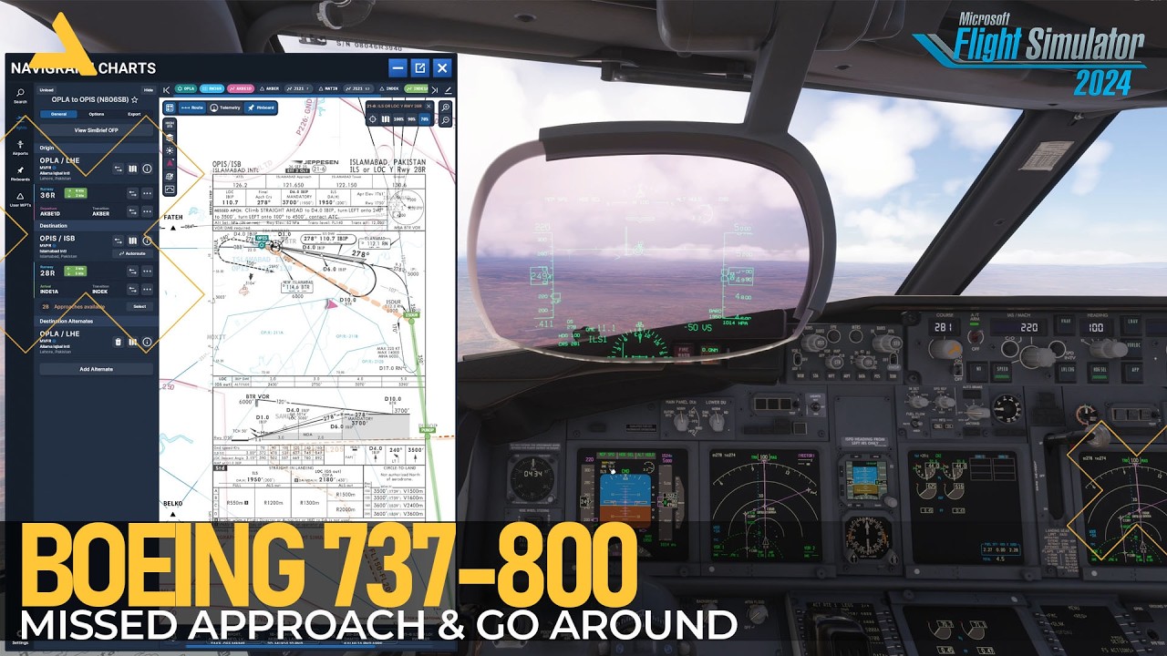 How to Perform a Missed Approach & Go Around with PMDG Boeing 737-800 in MSFS 2024 - Tutorial 16