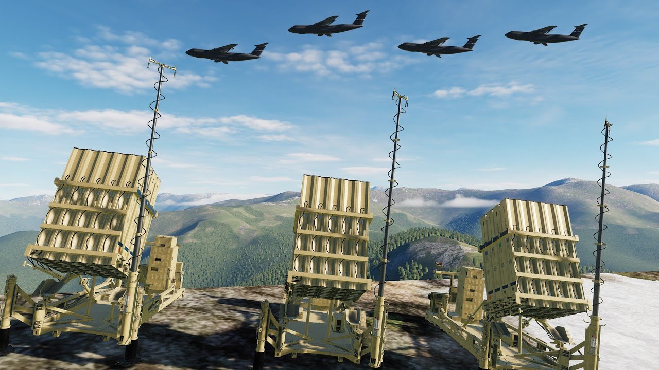 Iron Dome Defense Tomahawk Missile Attacks and Shot Down Airplanes - DCS World